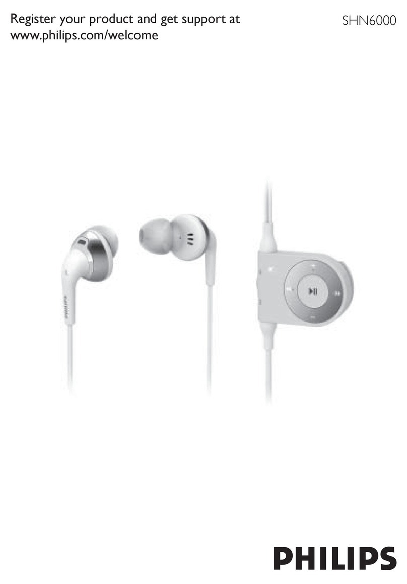 Philips SHN6000 User manual