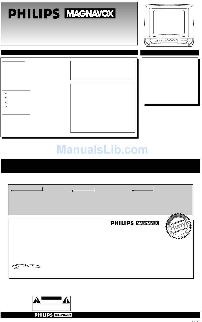 Philips Magnavox PR0925B User manual