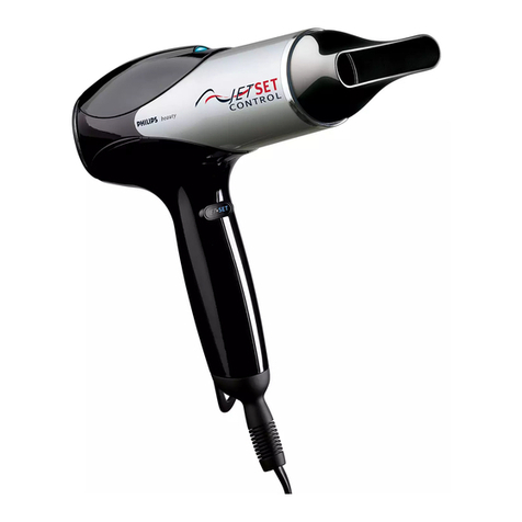 Philips JETSET CONTROL ION HP4883 user manual