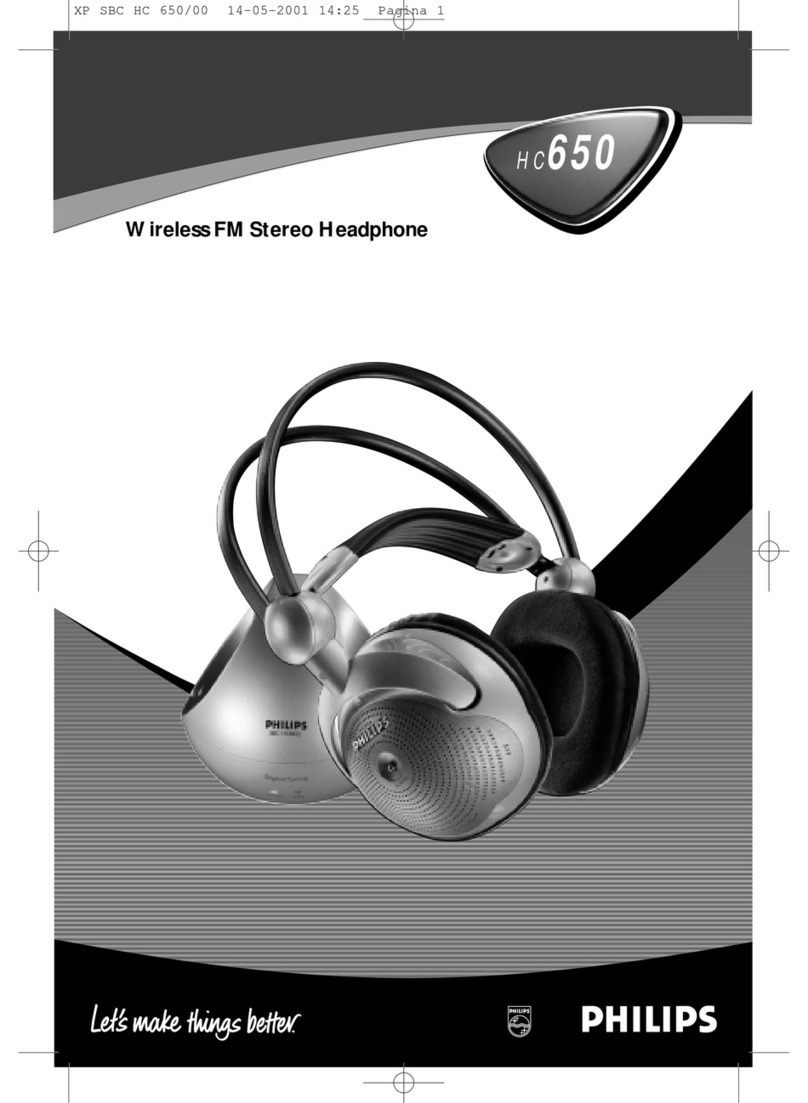 Philips HC650 owner's manual