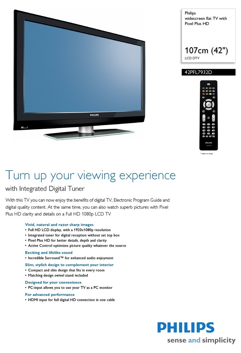 Philips 42PFL7932D User manual