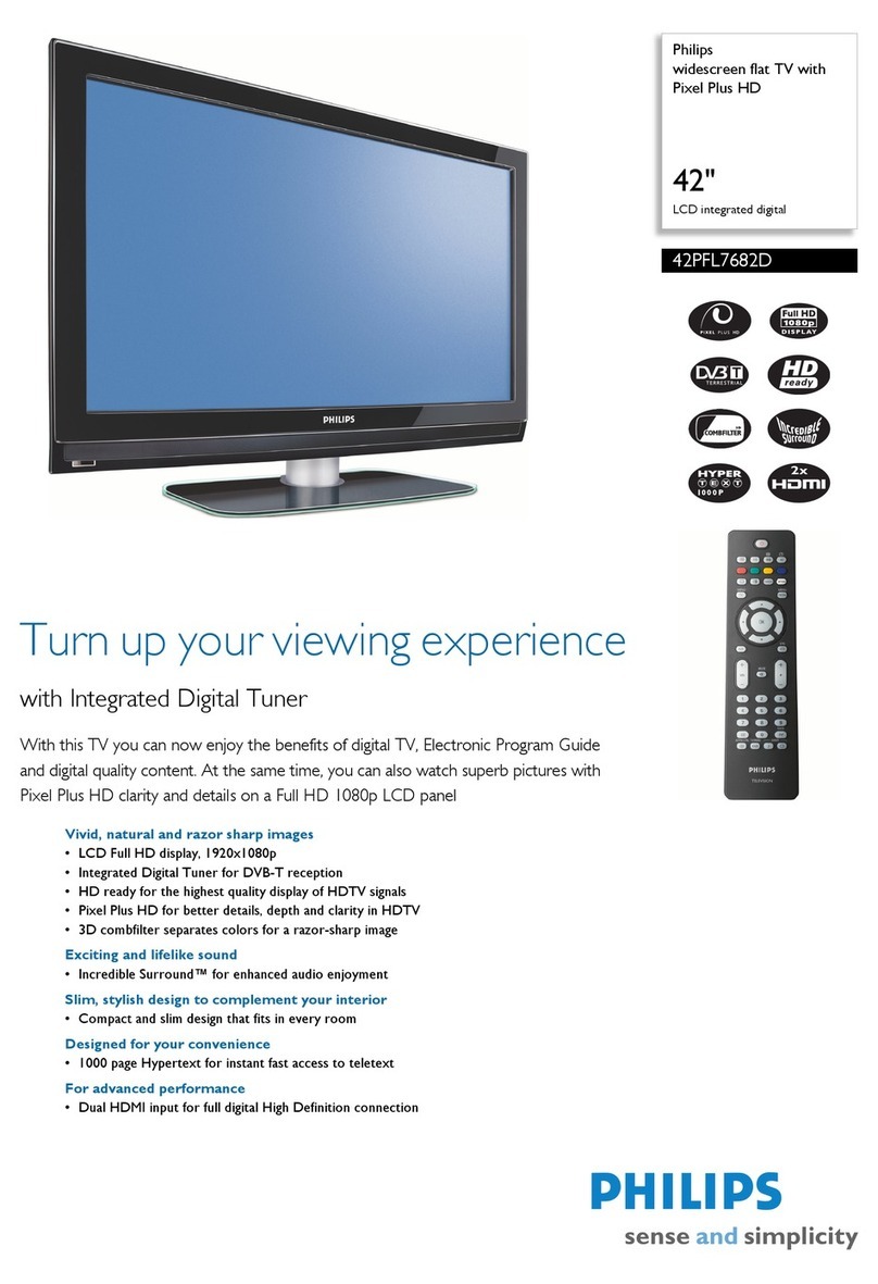 Philips 42PFL7682D User manual