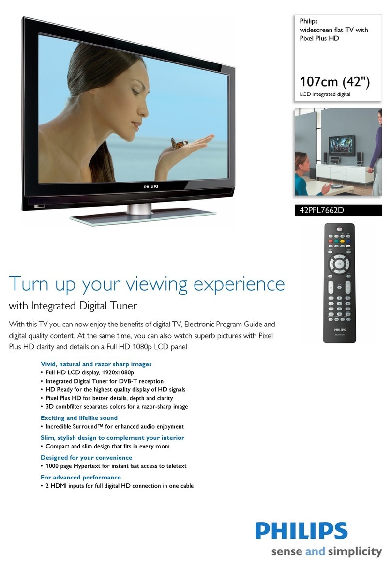 Philips 42PFL7662D User manual