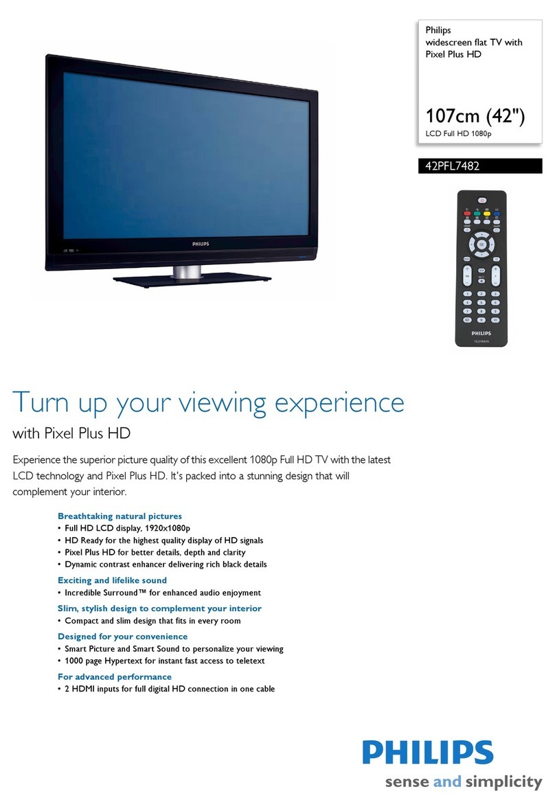 Philips 42PFL7482 User manual