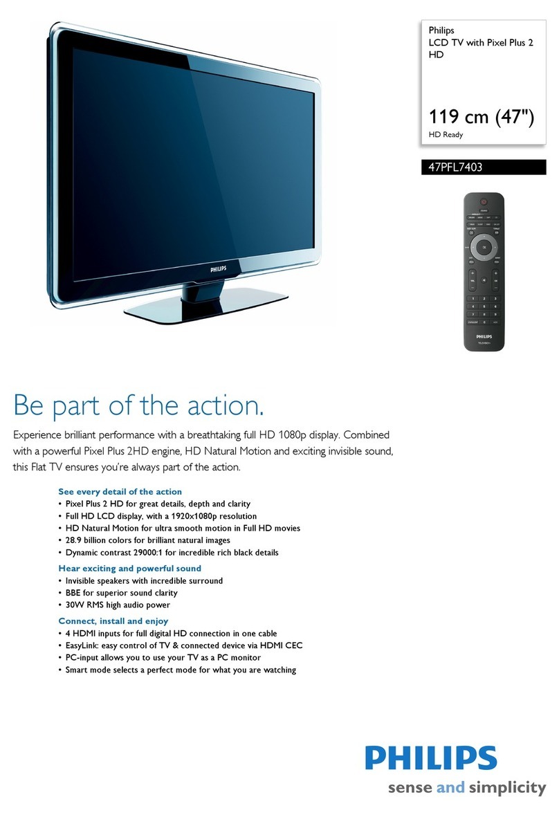 Philips 47PFL7403 User manual