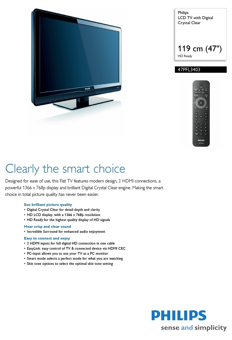 Philips 47PFL3403 User manual Philips 47PFL3403 User manual
