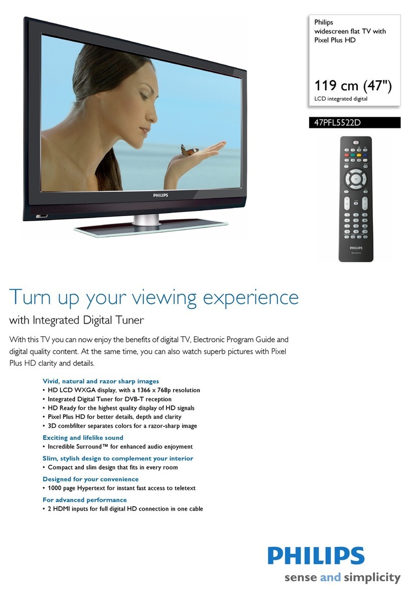 Philips 47PFL5522D User manual