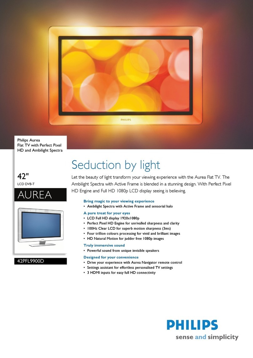 Philips 42PFL9900D User manual
