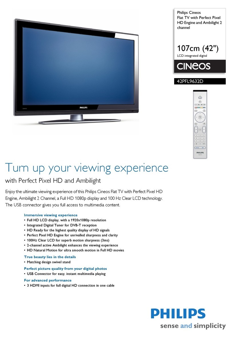 Philips 42PFL9632D Specifications