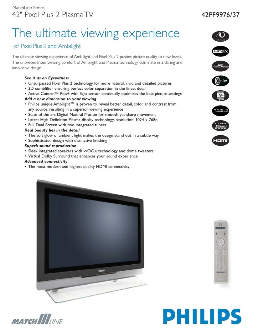 Philips 42PF9976/37 User manual