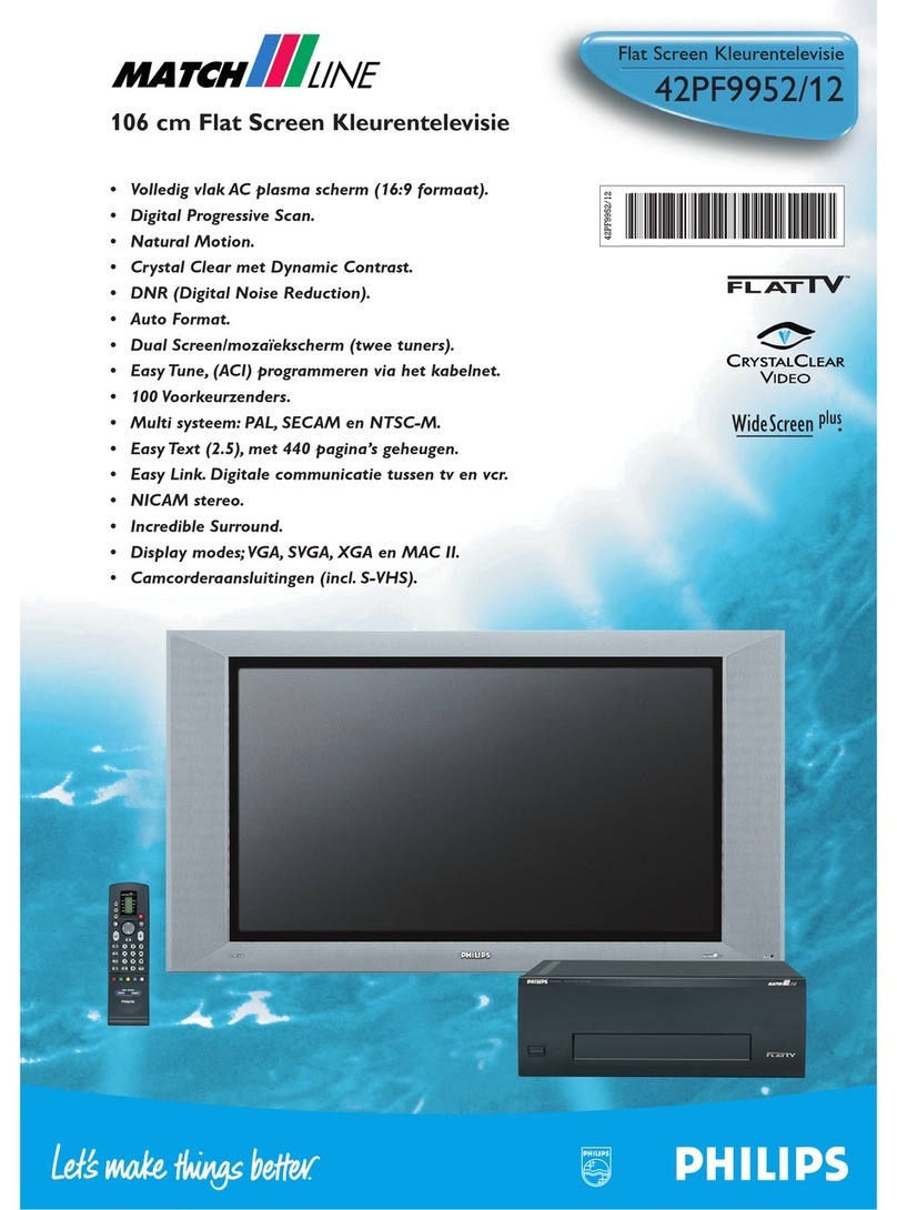 Philips 42PF9952/12 Specifications
