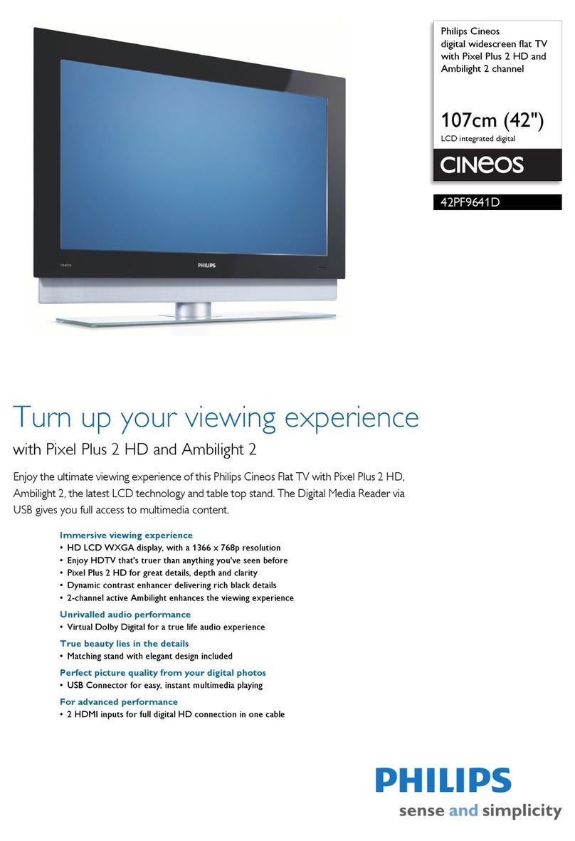 Philips Cineos 42PF9641D User manual