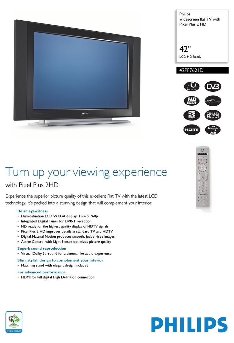 Philips 42PF7621D User manual