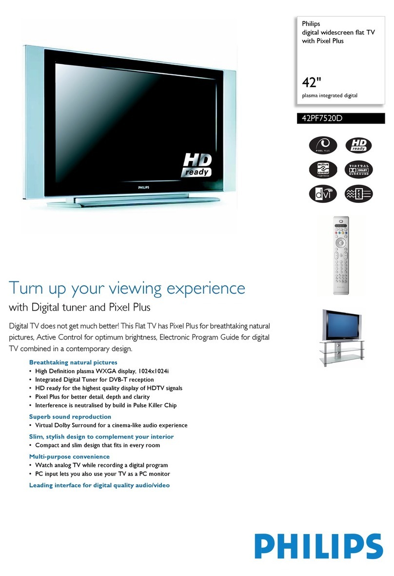 Philips 42PF7520D User manual