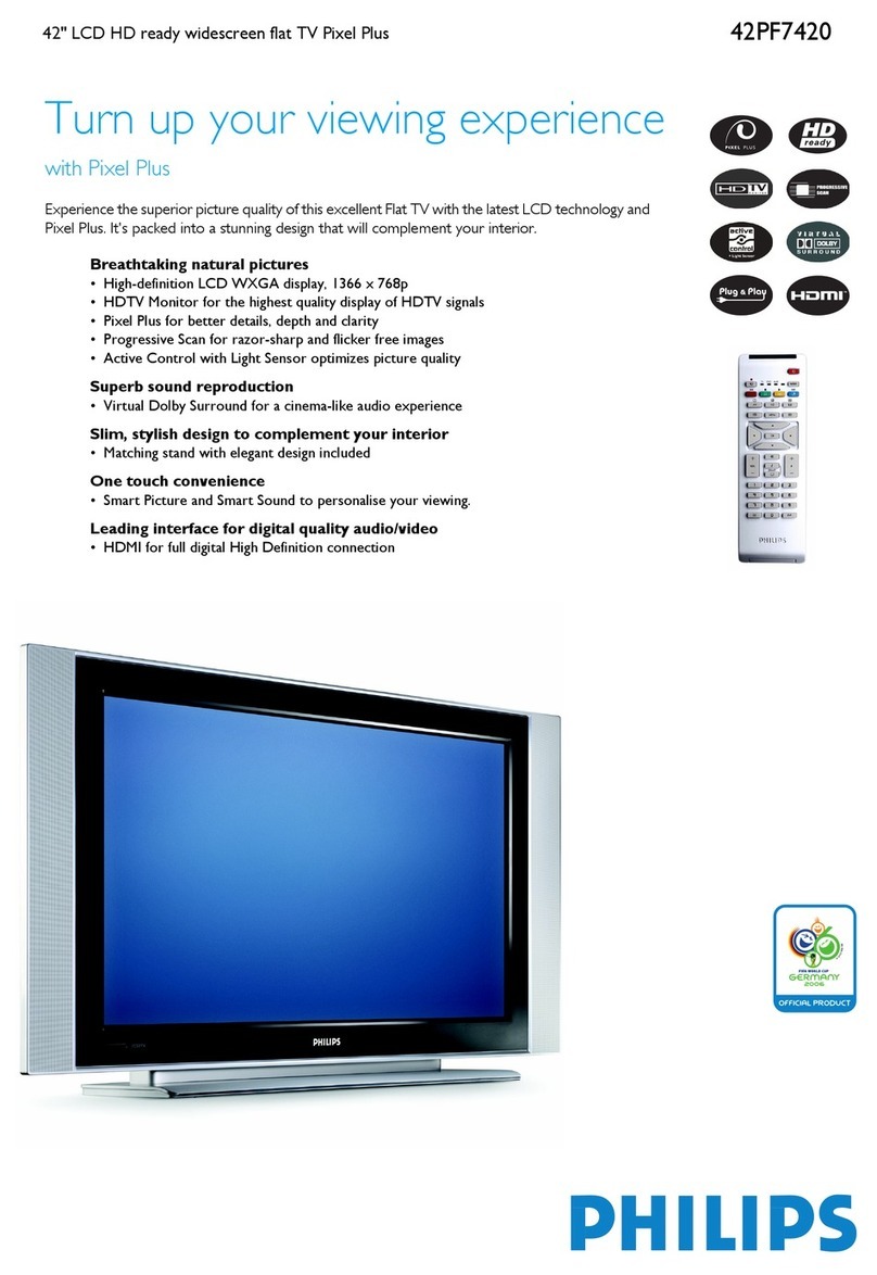 Philips 42PF7420 User manual