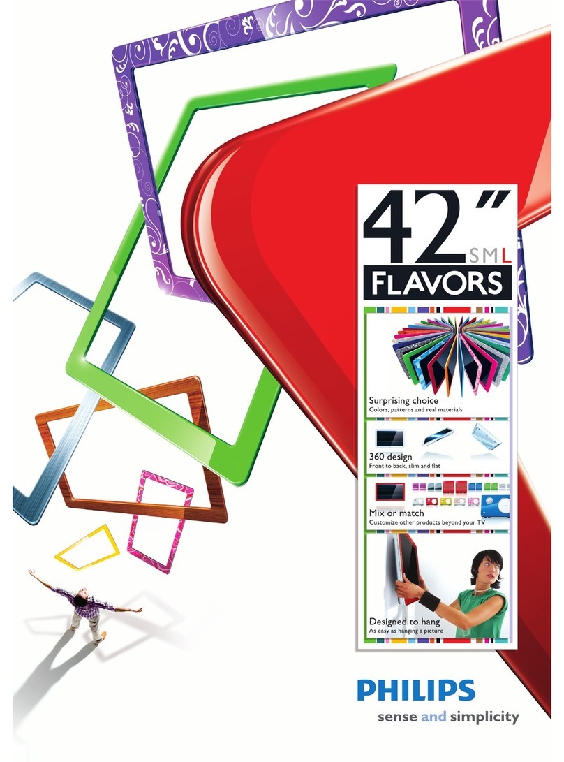 Philips Flavors 42PFL6403D/12 User manual