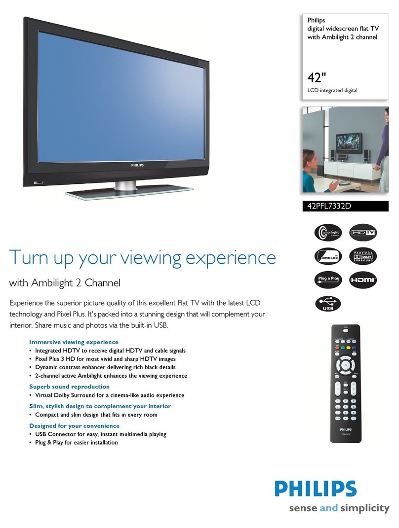 Philips 42PFL7332D User manual