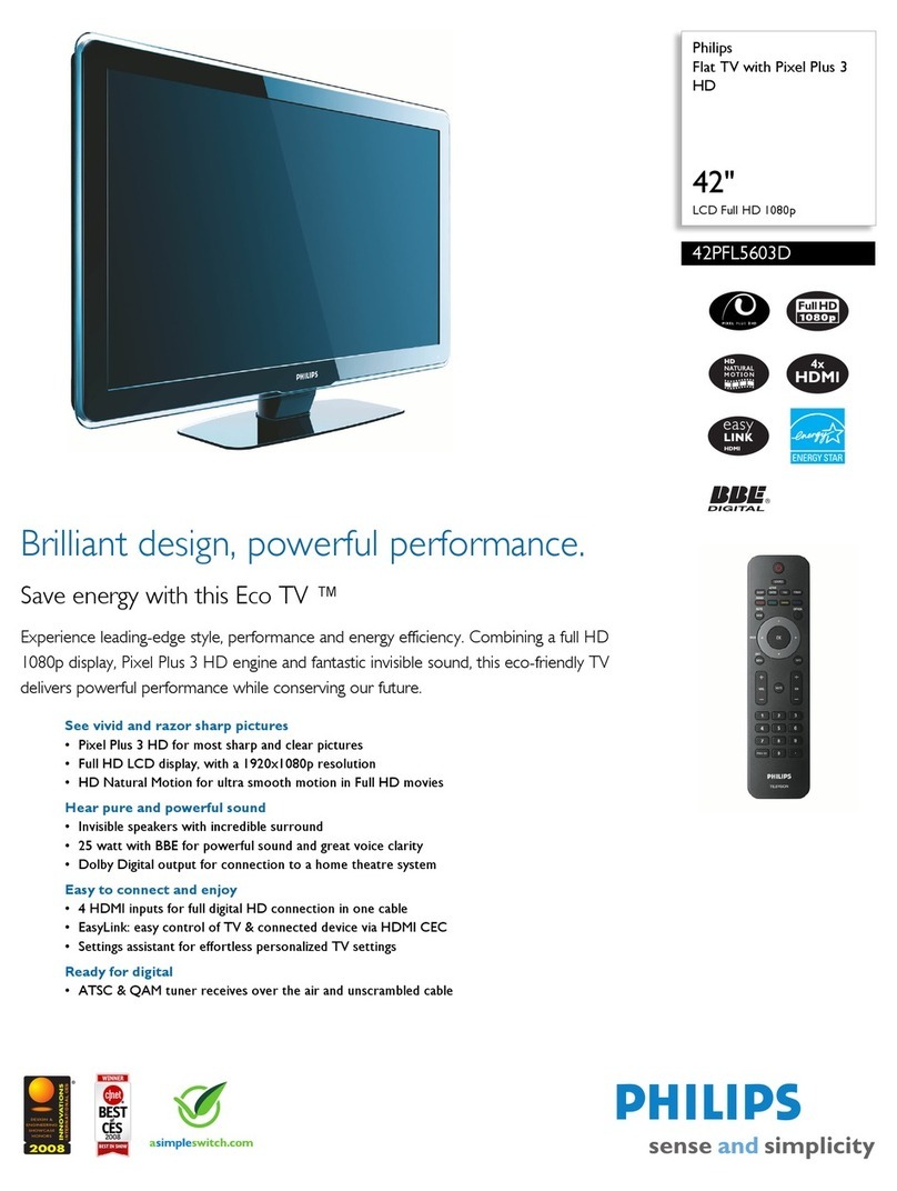Philips NULL 42PFL5603D User manual
