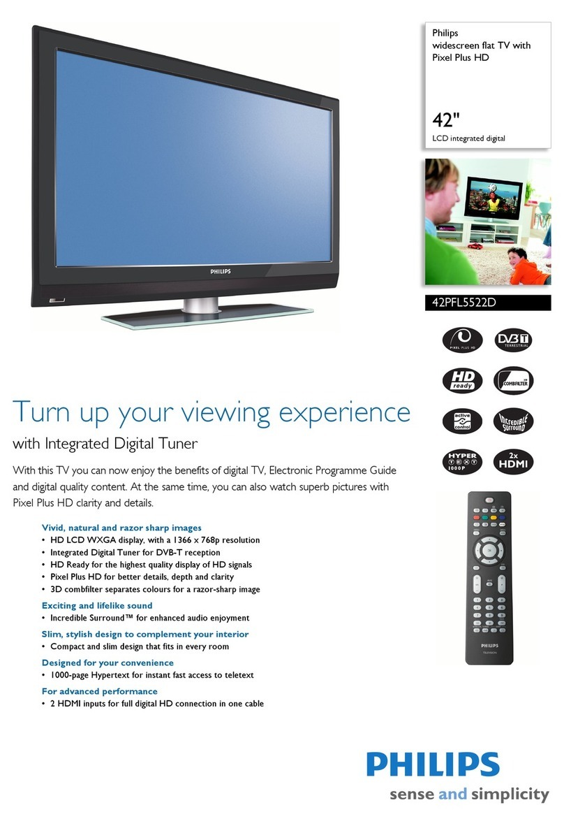 Philips 42PFL5522D/05 User manual