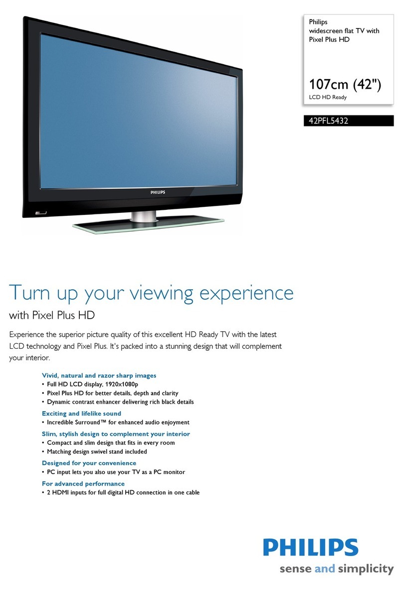 Philips 42PFL5432 Specifications