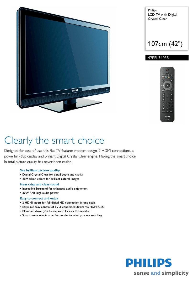 Philips 42PFL3403S/97 User manual