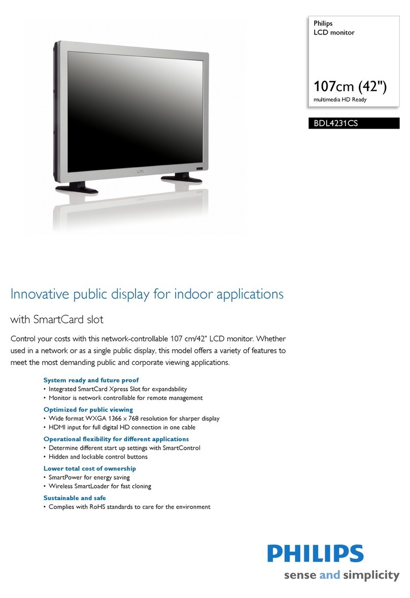Philips BDL4231CS User manual