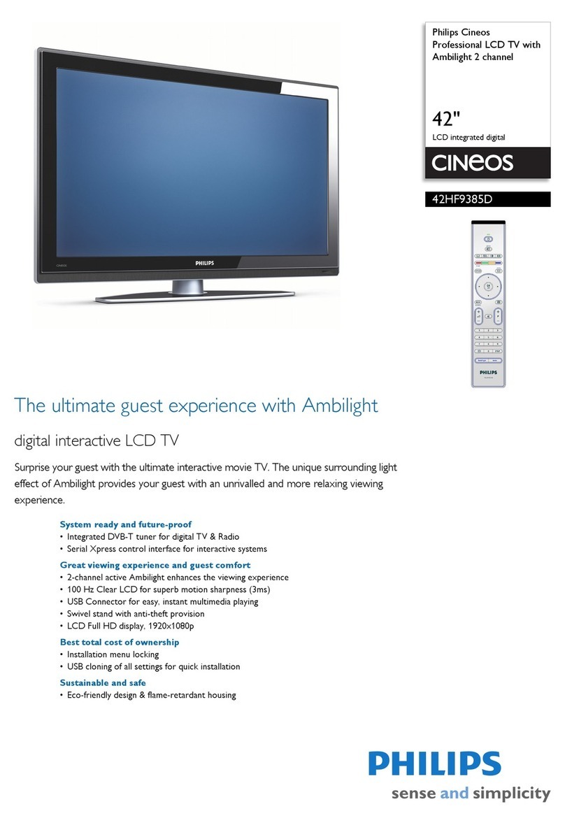 Philips 42HF9385D - annexe 1 User manual