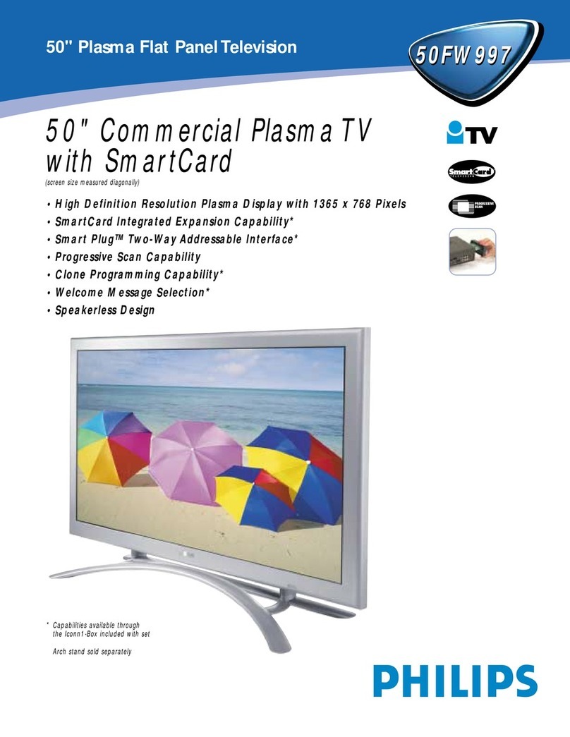 Philips 50FW997 User manual