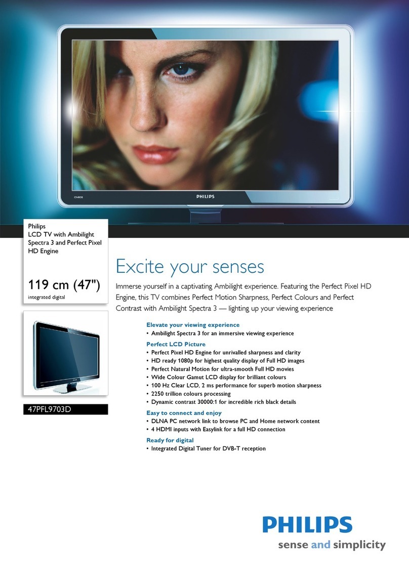 Philips 47PFL9703D User manual