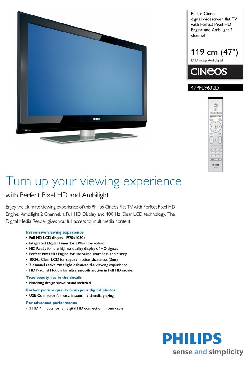 Philips 47PFL9632D User manual