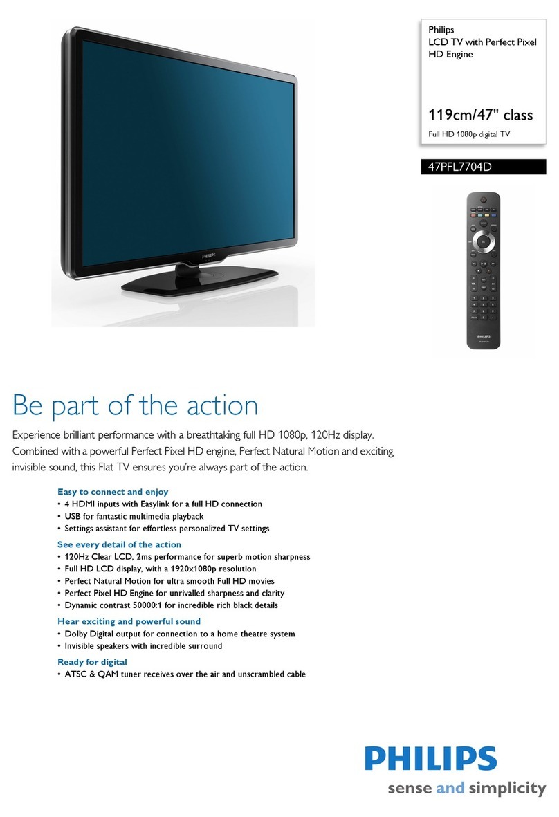 Philips 47PFL7704D/F7 User manual