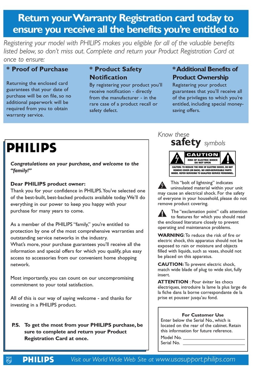 Philips 50PF9630A 50 User manual Philips 50PF9630A 50 User manual