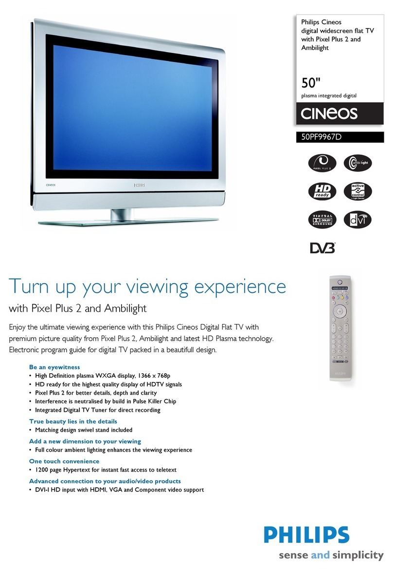 Philips 50PF9967D User manual