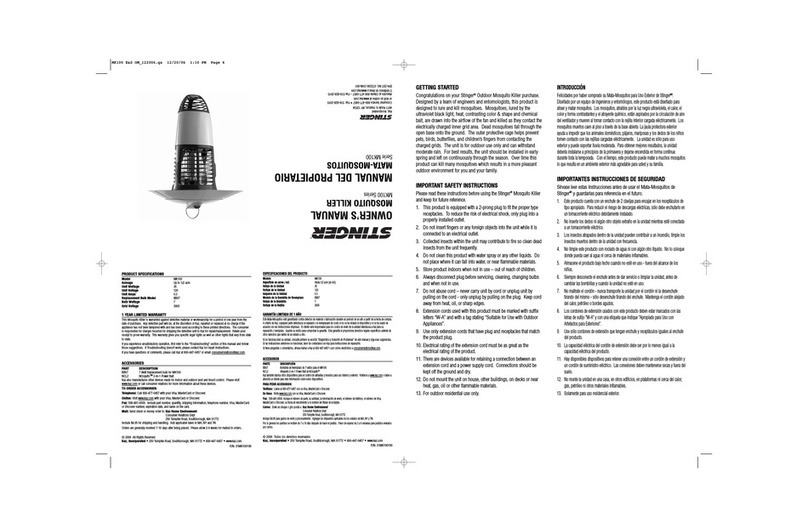 Stinger MK100 Series owner's manual