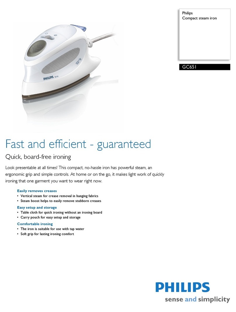 Philips GC651 Specifications