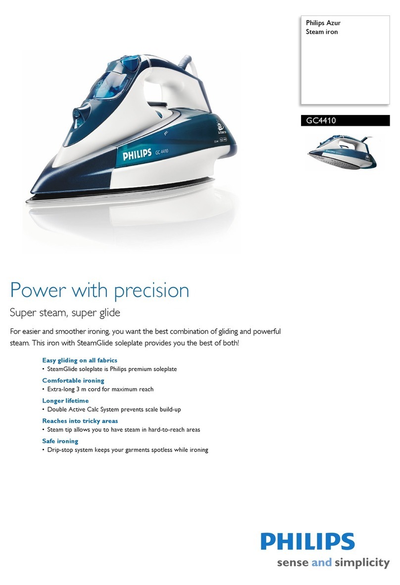 Philips Azur GC4410 User manual