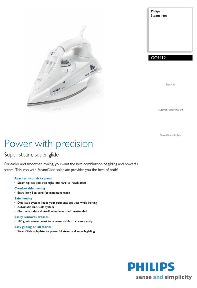 Philips GC4412 Specification sheet