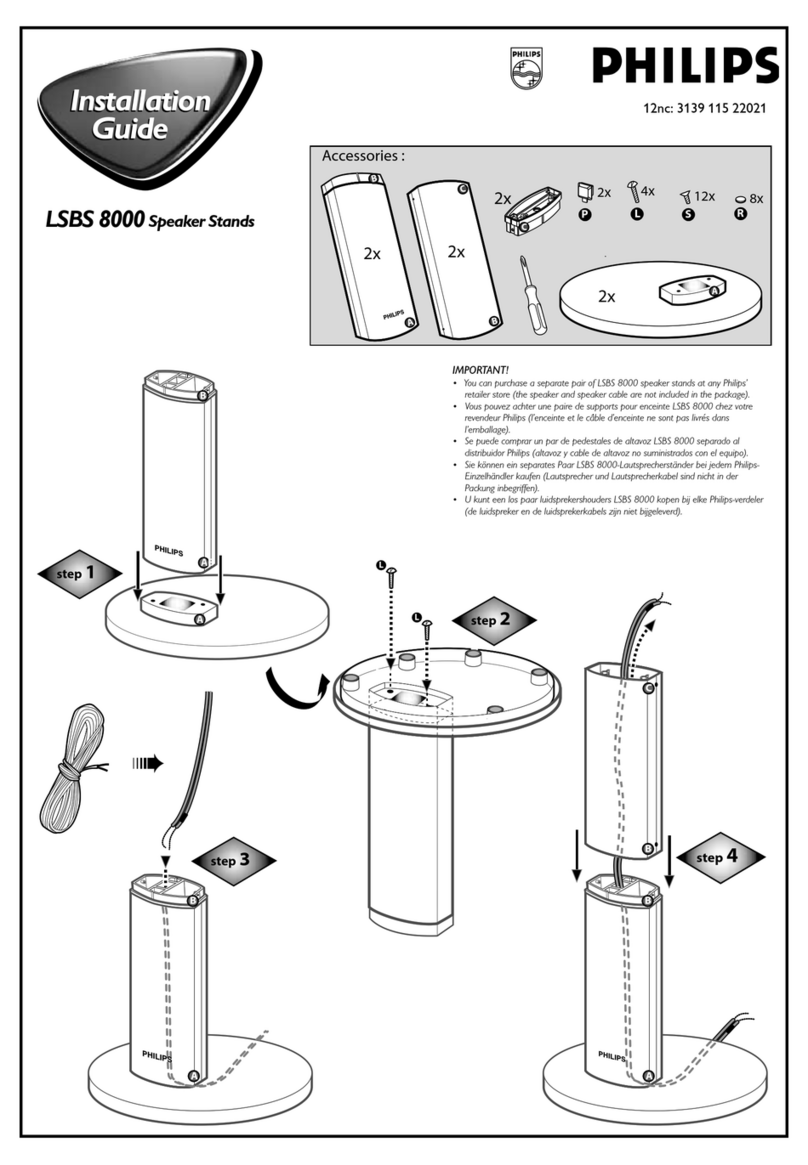 Philips LSBS8000 User manual