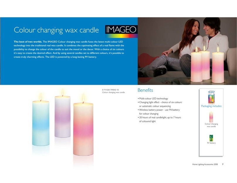 Philips IMAGEO Color Candle Lights brochure