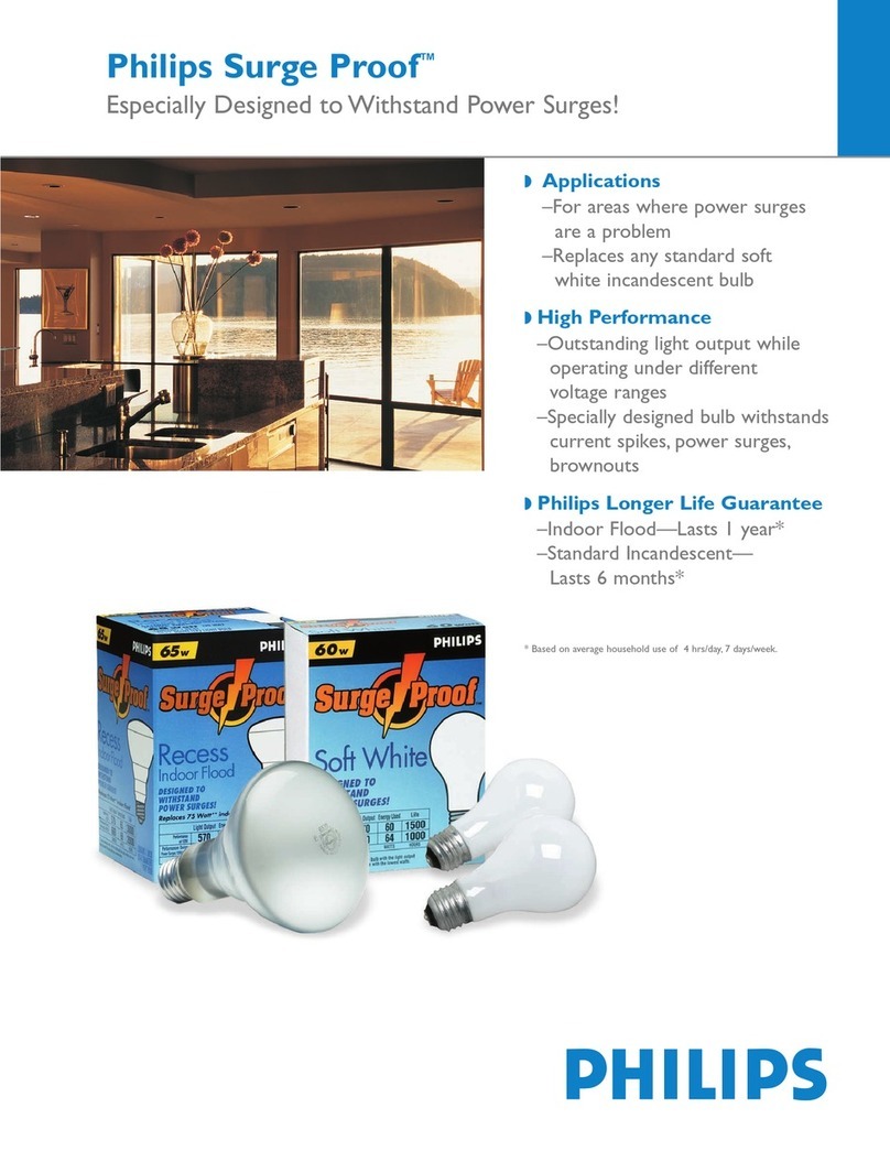 Philips Surge Proof P-8265-A User manual Philips Surge Proof P-8265-A User manual