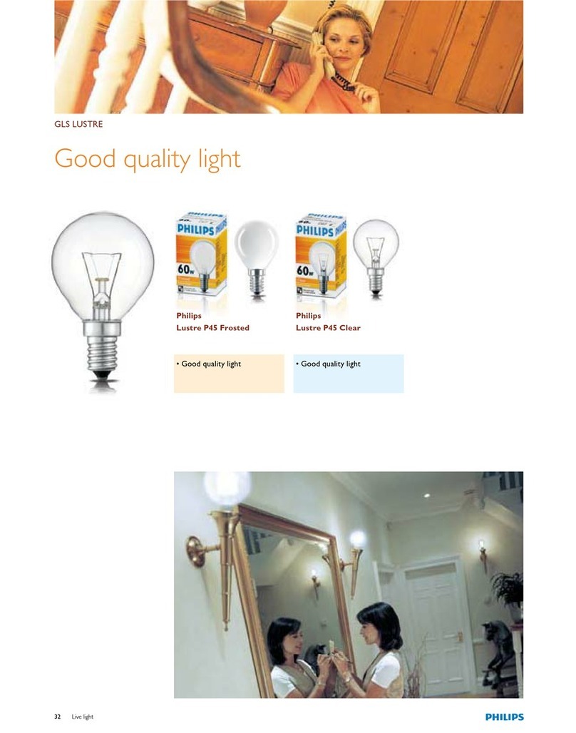 Philips P45 Clear User manual