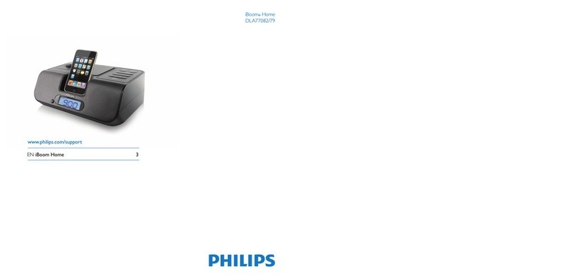 Philips iBoom Home DLA77082/79 User manual Philips iBoom Home DLA77082/79 User manual