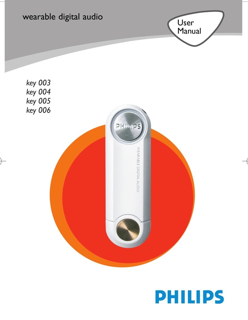 Philips KEY 003 User manual