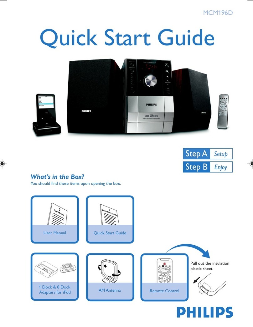 Philips MCM196D/37B User manual