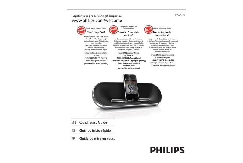 Philips DS7550/37 User manual