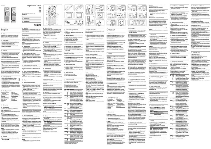 Philips LFH0862 User manual