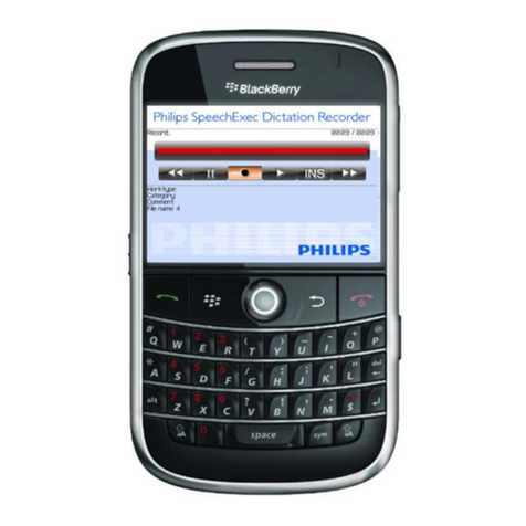 Philips SpeechExec Dictation Recorder 1.6.0.0 User manual
