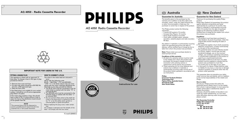 Philips AQ 4050 Instructions for use