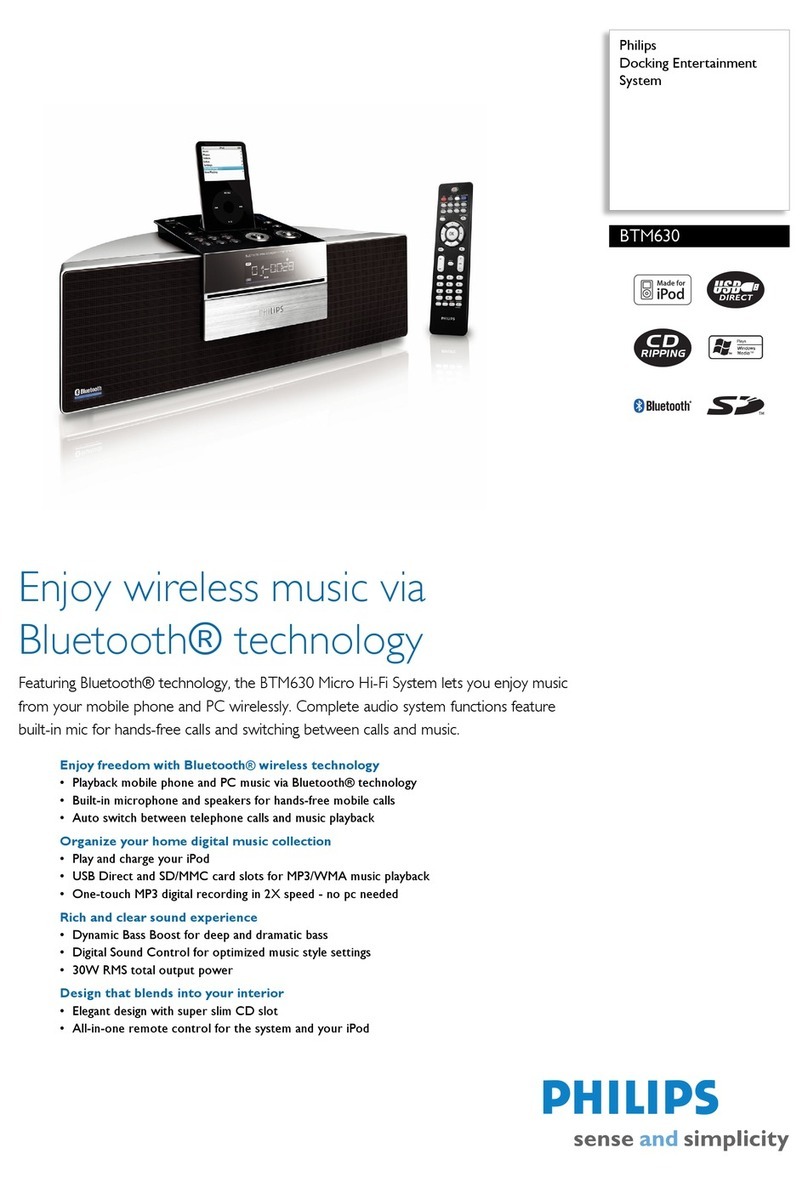 Philips BTM630 User manual