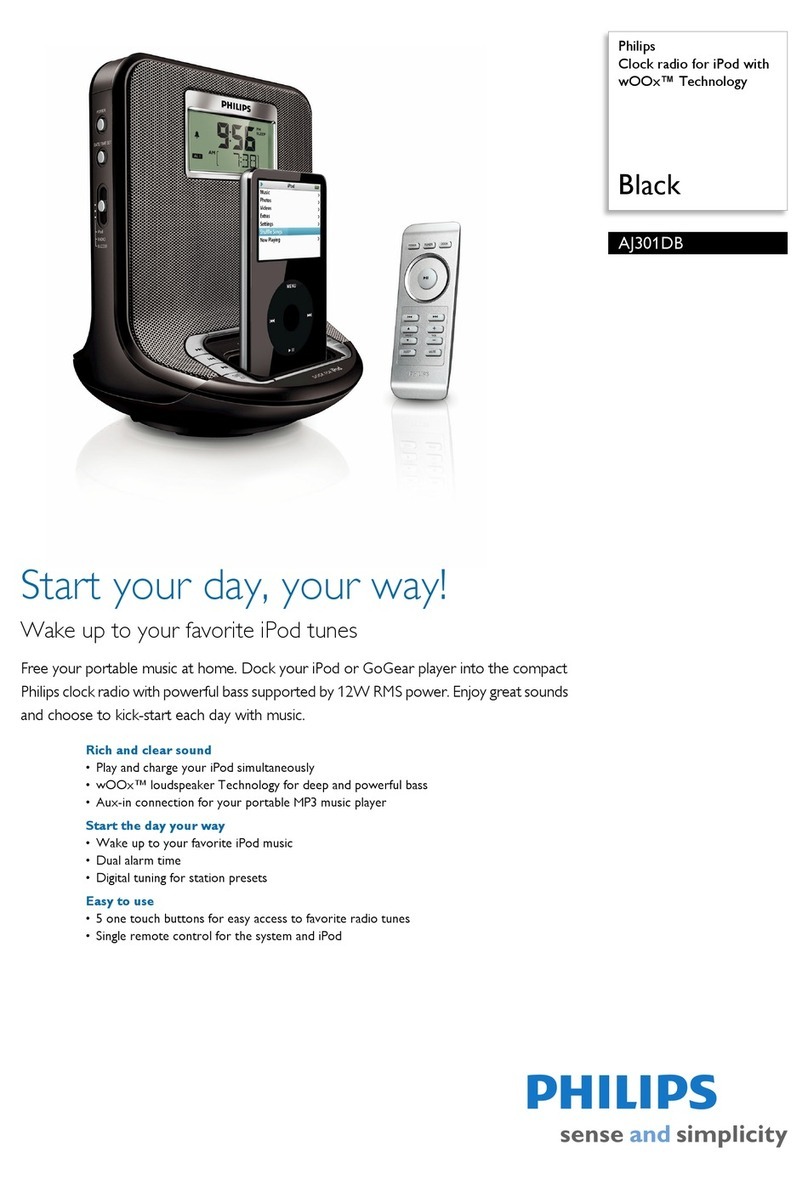 Philips AJ301DB User manual